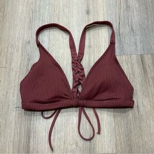 PINK Victoria's Secret Rose Gold Bikini Top